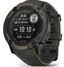Умные часы Garmin Instinct 2X Solar 50 мм, темно-зеленый (010-02805-05)