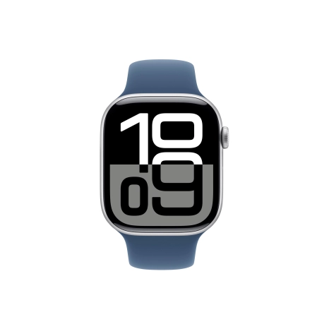 Apple Watch Series 10 46 мм, серебристый, размер M/L