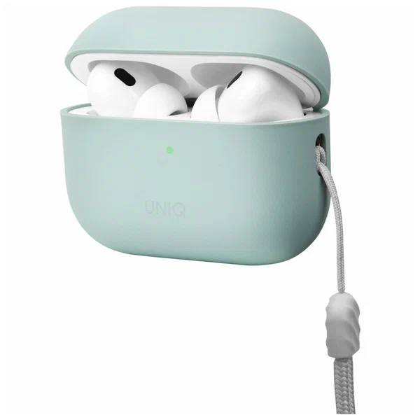 Чехол Uniq для Airpods Pro 2 LINO Liquid silicone, мятный